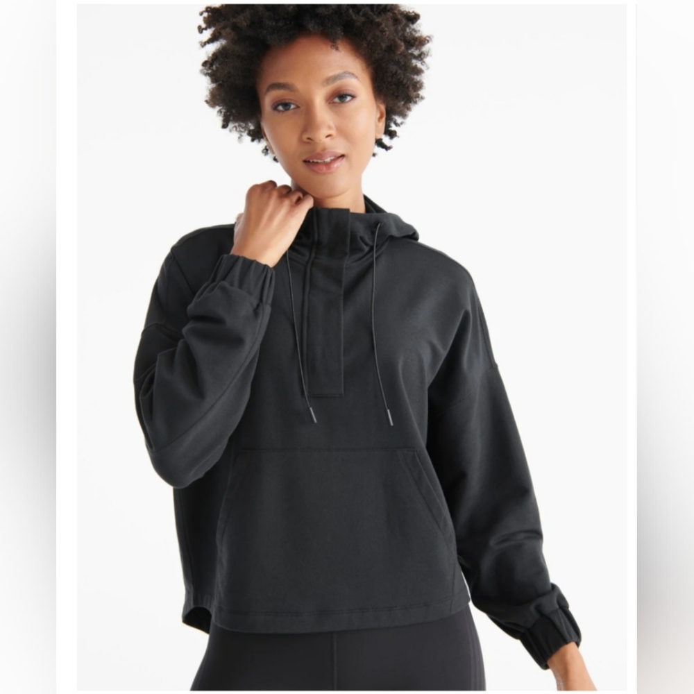 Knix Good to Go Oversized Hoodie. Size Large. Charcoal Grey. Fits true to size.